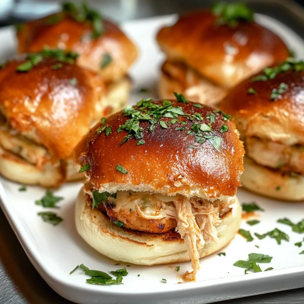 Buffalo Chicken Sliders