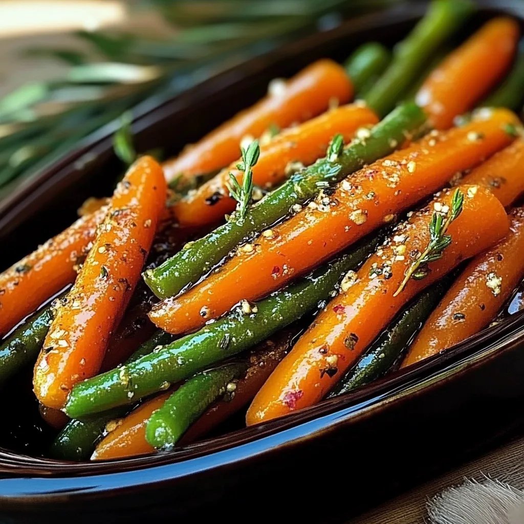 Honey Glazed Carrots & Green Beans