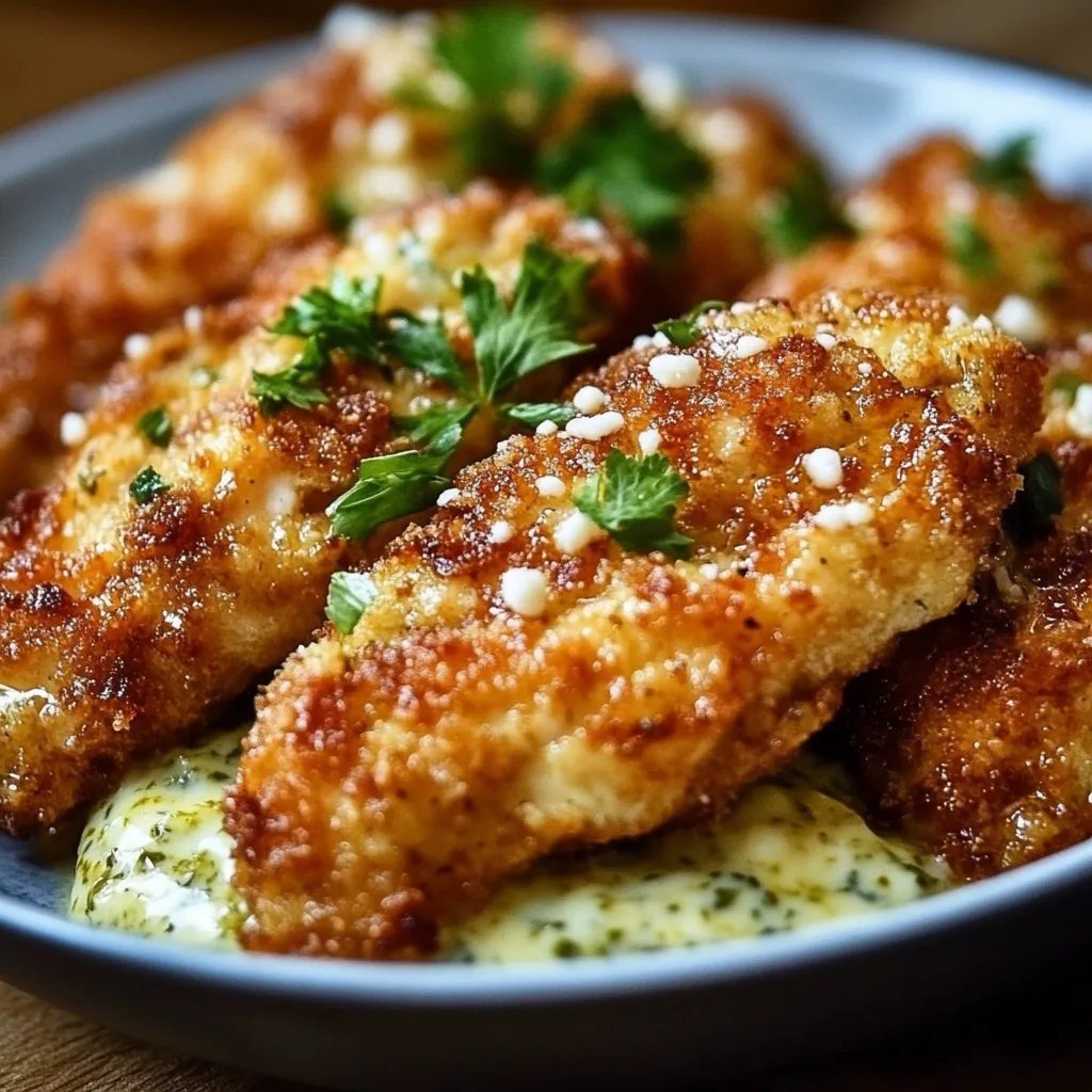 Crispy Dill Pickle Parmesan Chicken