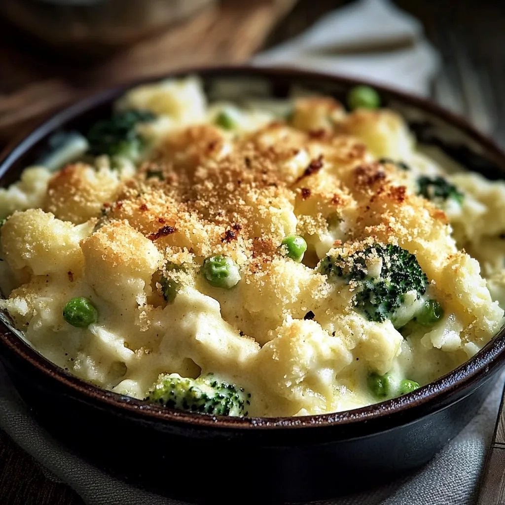 Broccoli Cauliflower Cheese Bake