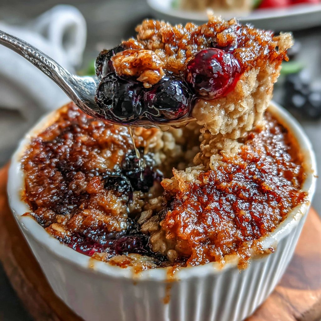 Blueberry Baked Oatmeal Breakfast