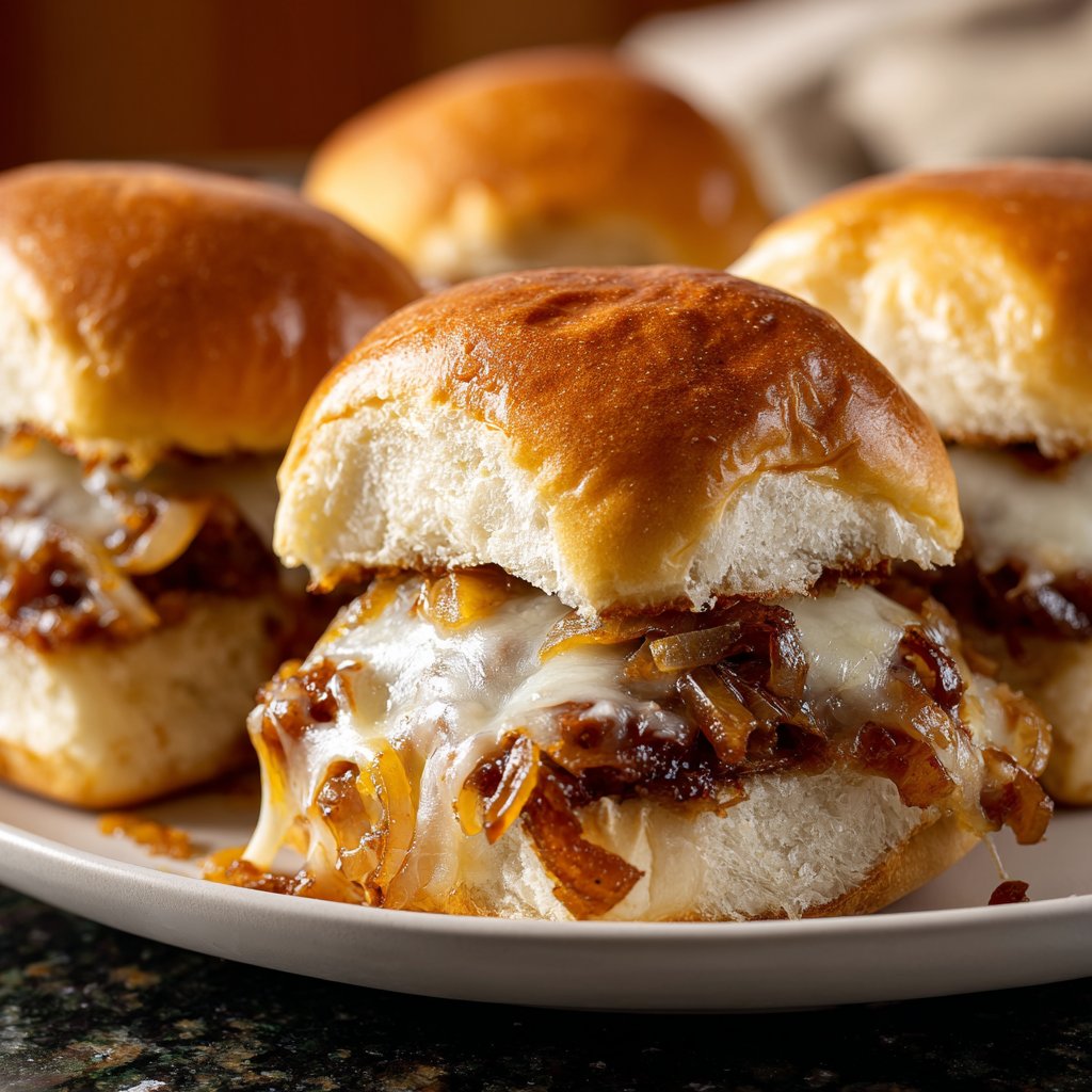 Sliders with Caramelized Onions