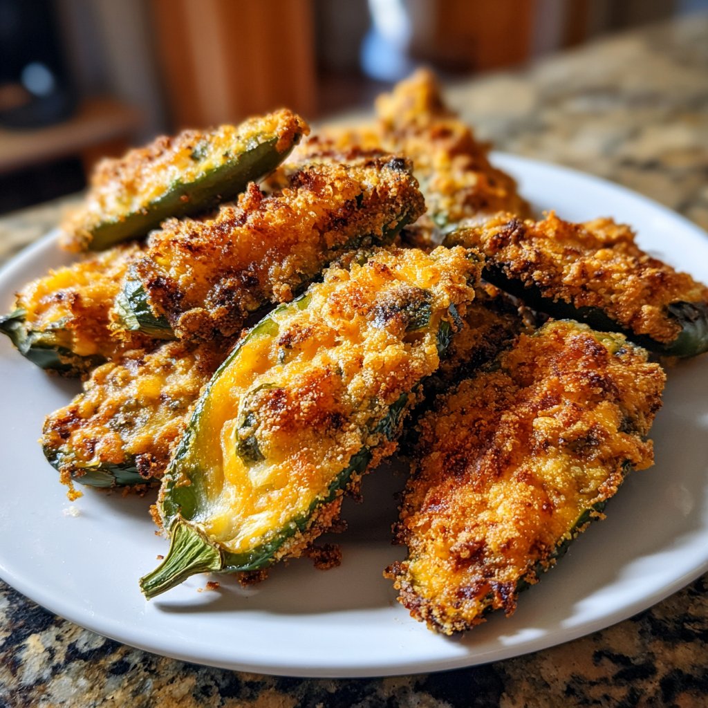 Jalapeno Poppers with Cheddar