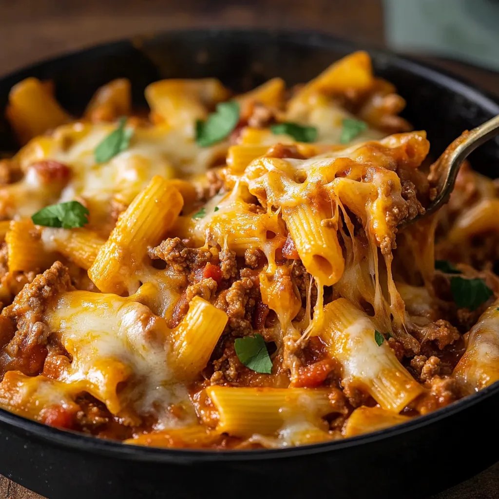 Cheesy Taco Pasta