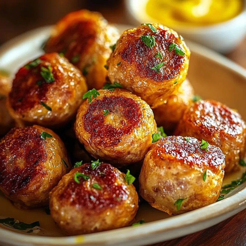 Kilted Sausage Bites