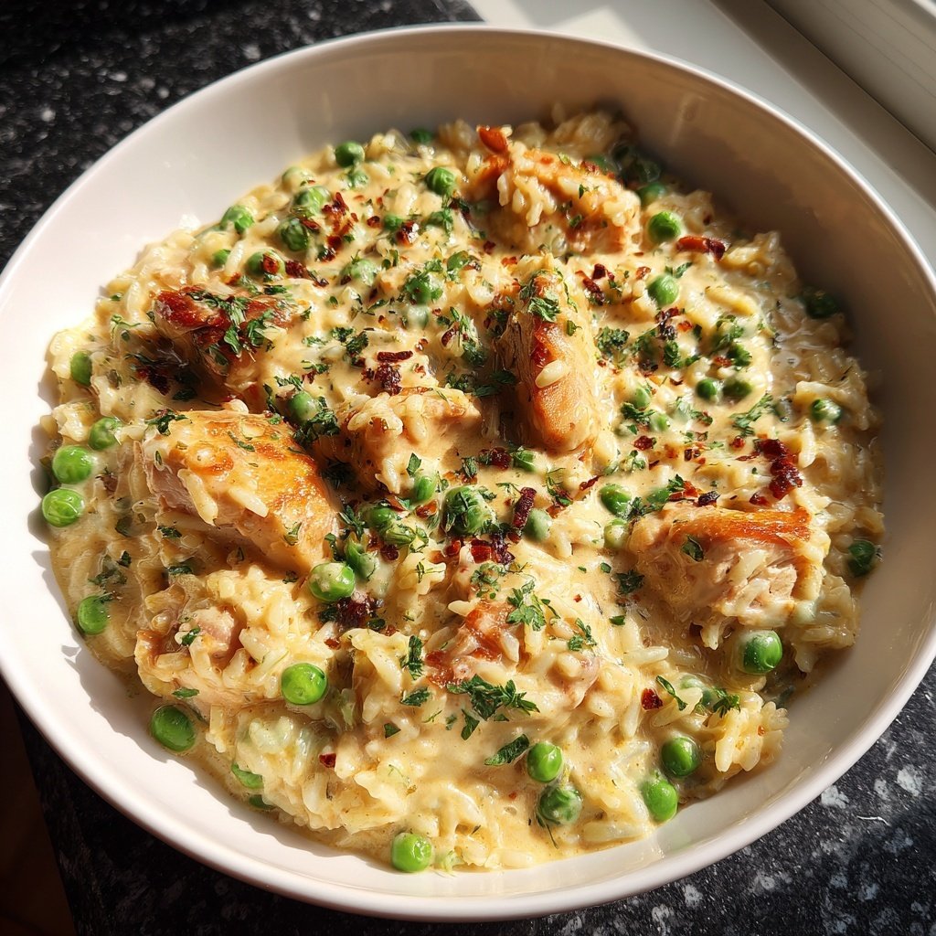 Creamy One Pot Chicken And Rice
