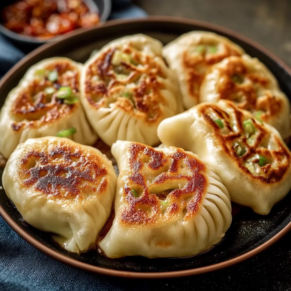 Pan-Fried Cabbage and Noodle Buns