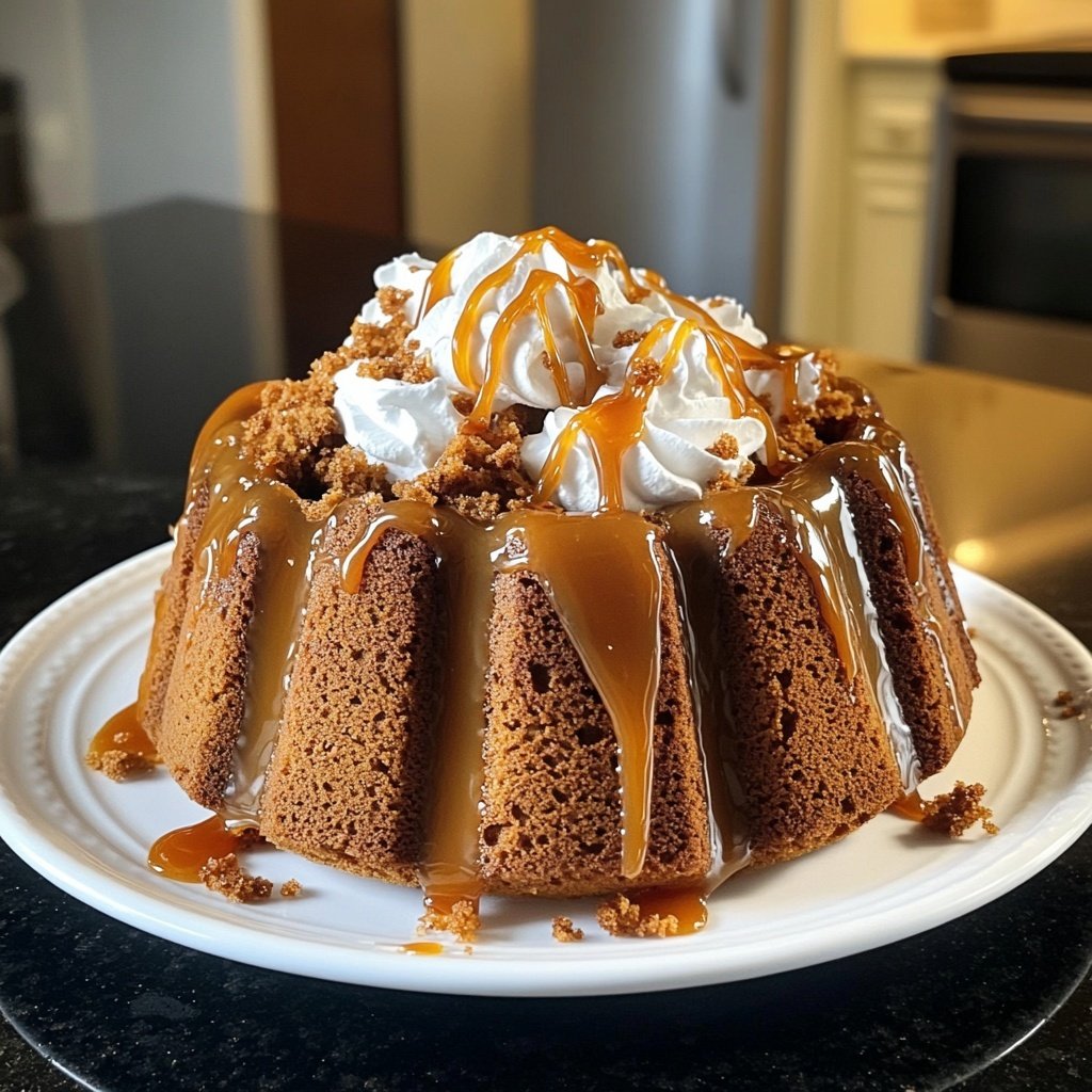 Gingerbread Pudding Cake