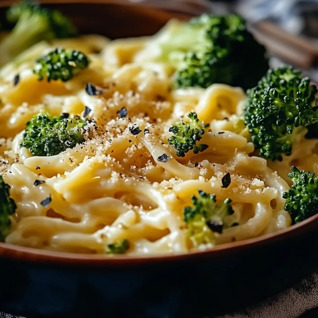 Creamy One-Pot Broccoli Cheddar Orzo