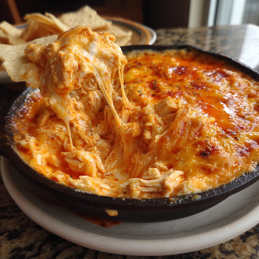Baked Buffalo Chicken Dip