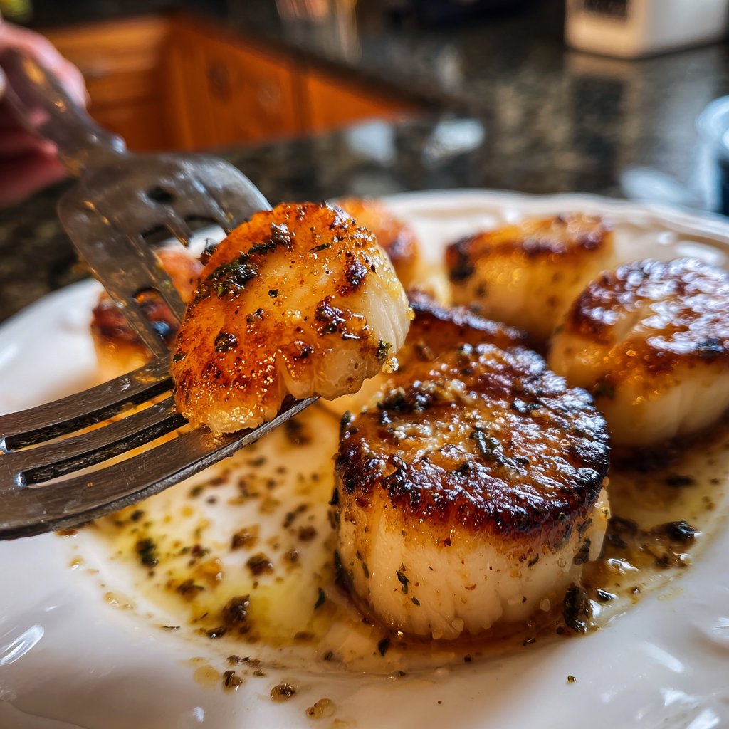 Perfect Pan Seared Scallops