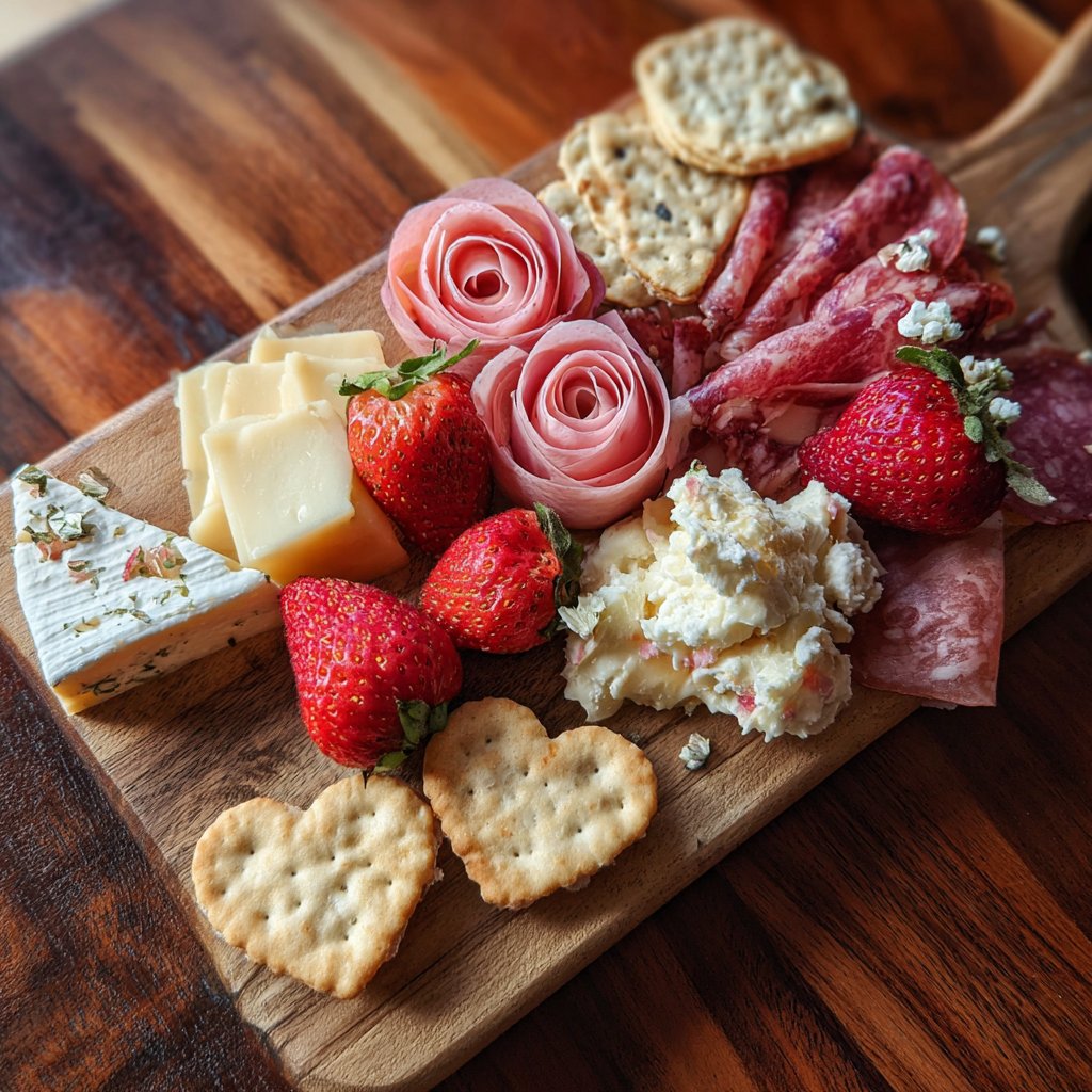 Valentines Charcuterie Board for Two