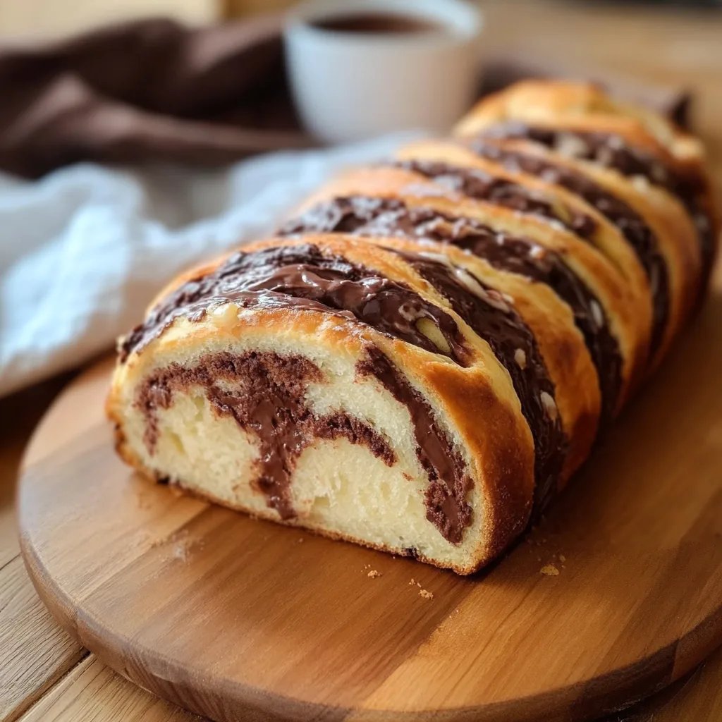 Spectacular Nutella Swirl Easter Bread