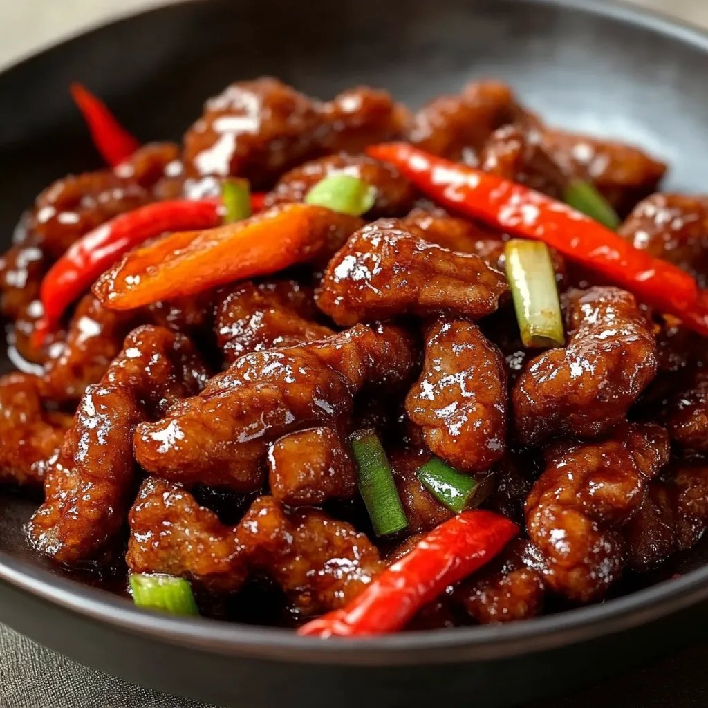 Crispy Chilli Beef with Sweet Chilli