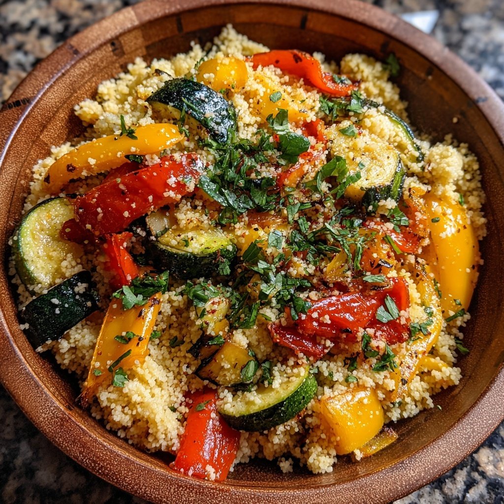Herb Roasted Veggie Couscous