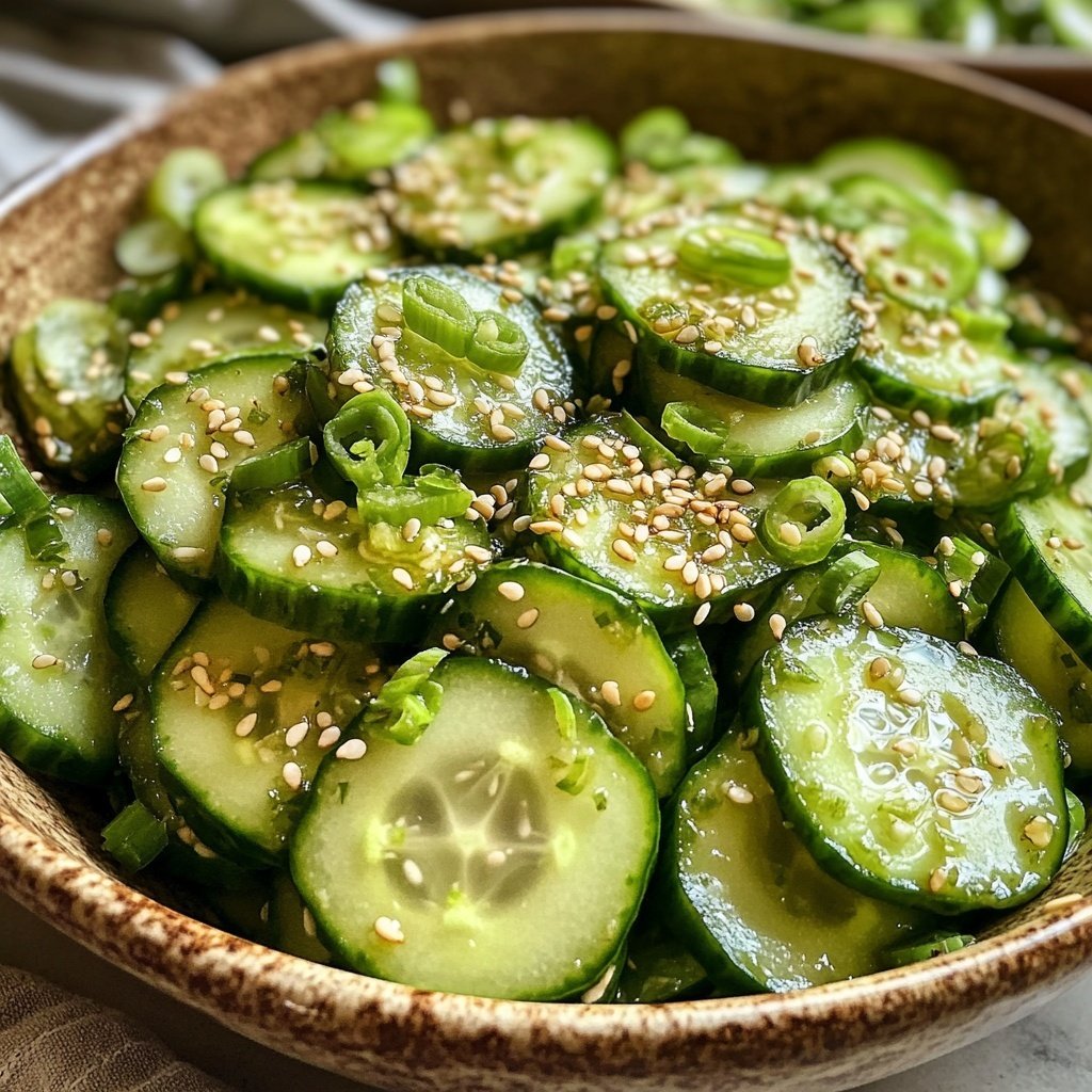 Easy Asian Cucumber Salad