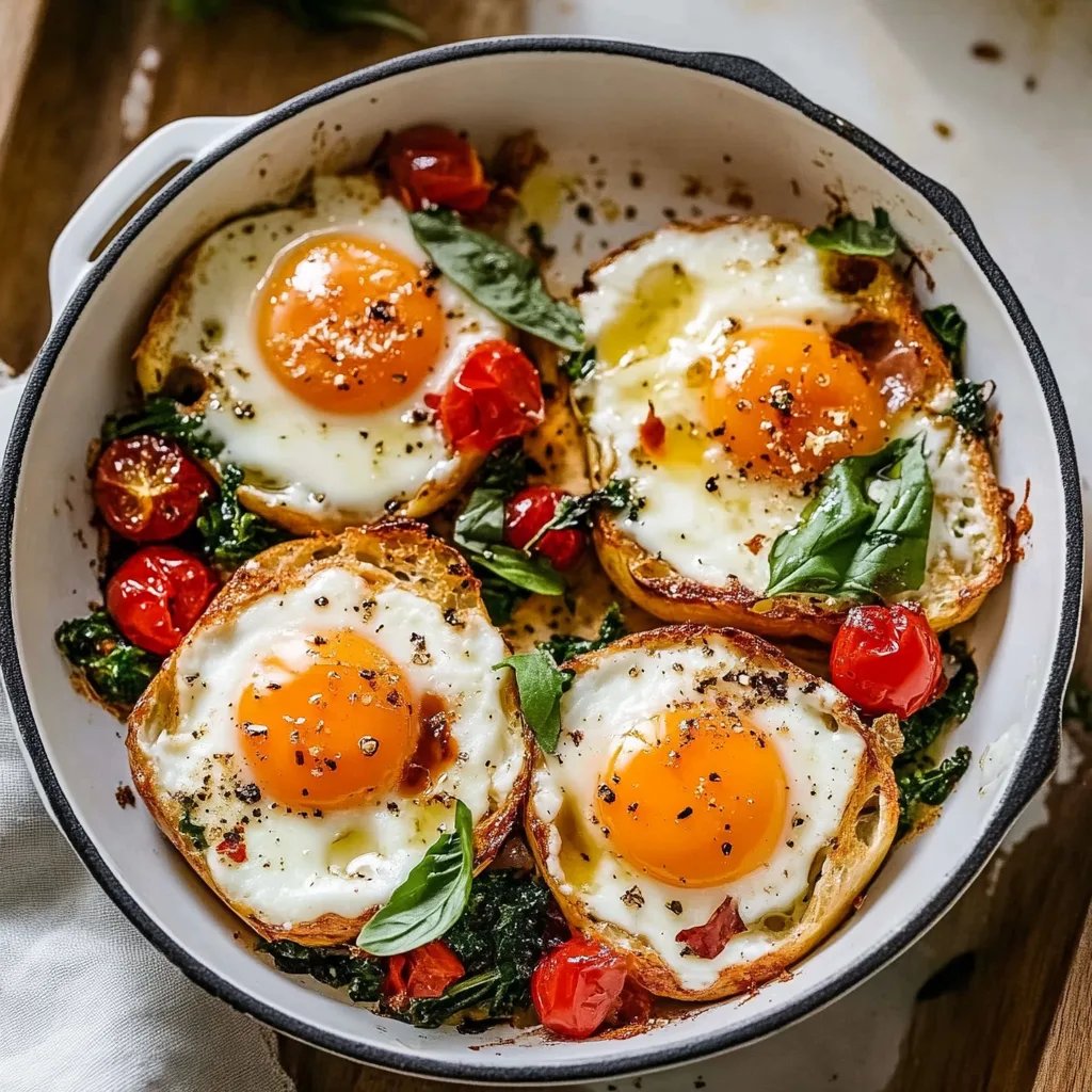 Mediterranean Baked Feta Eggs