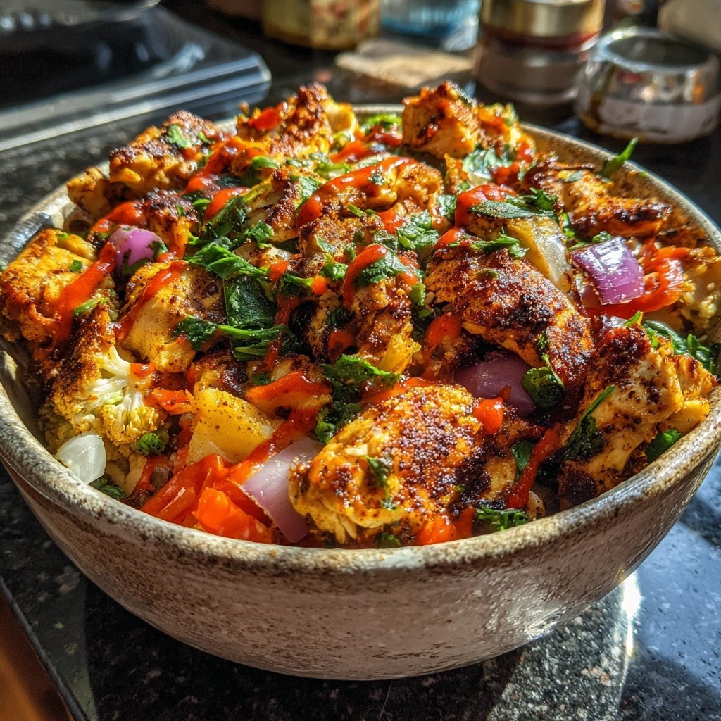 Easy Chicken Shawarma Bowl